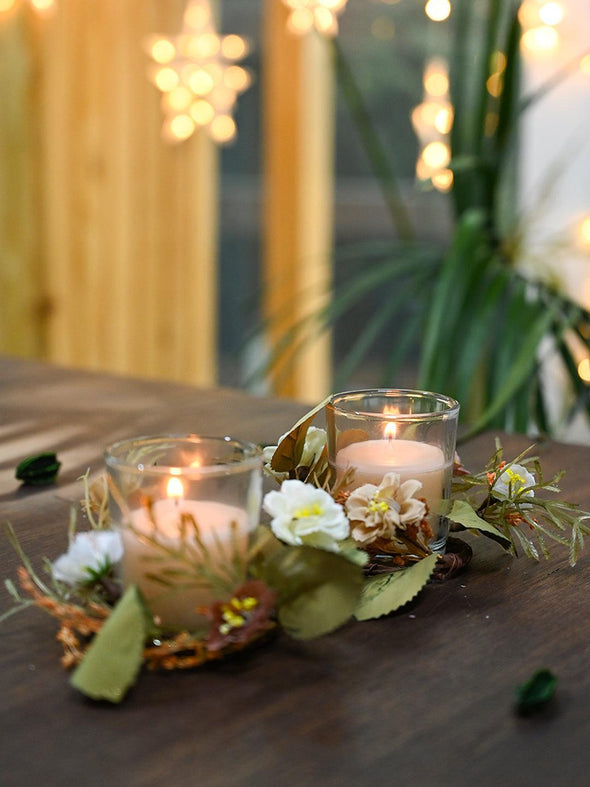 Blossom Beige 2 Pieces Scented Candles Blossom Beige 2 Pieces Scented Candles