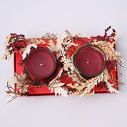 Cranberry Scented Candles Pack Of 2