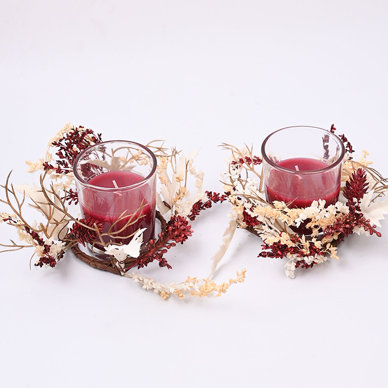 Cranberry Scented Candles Pack Of 2