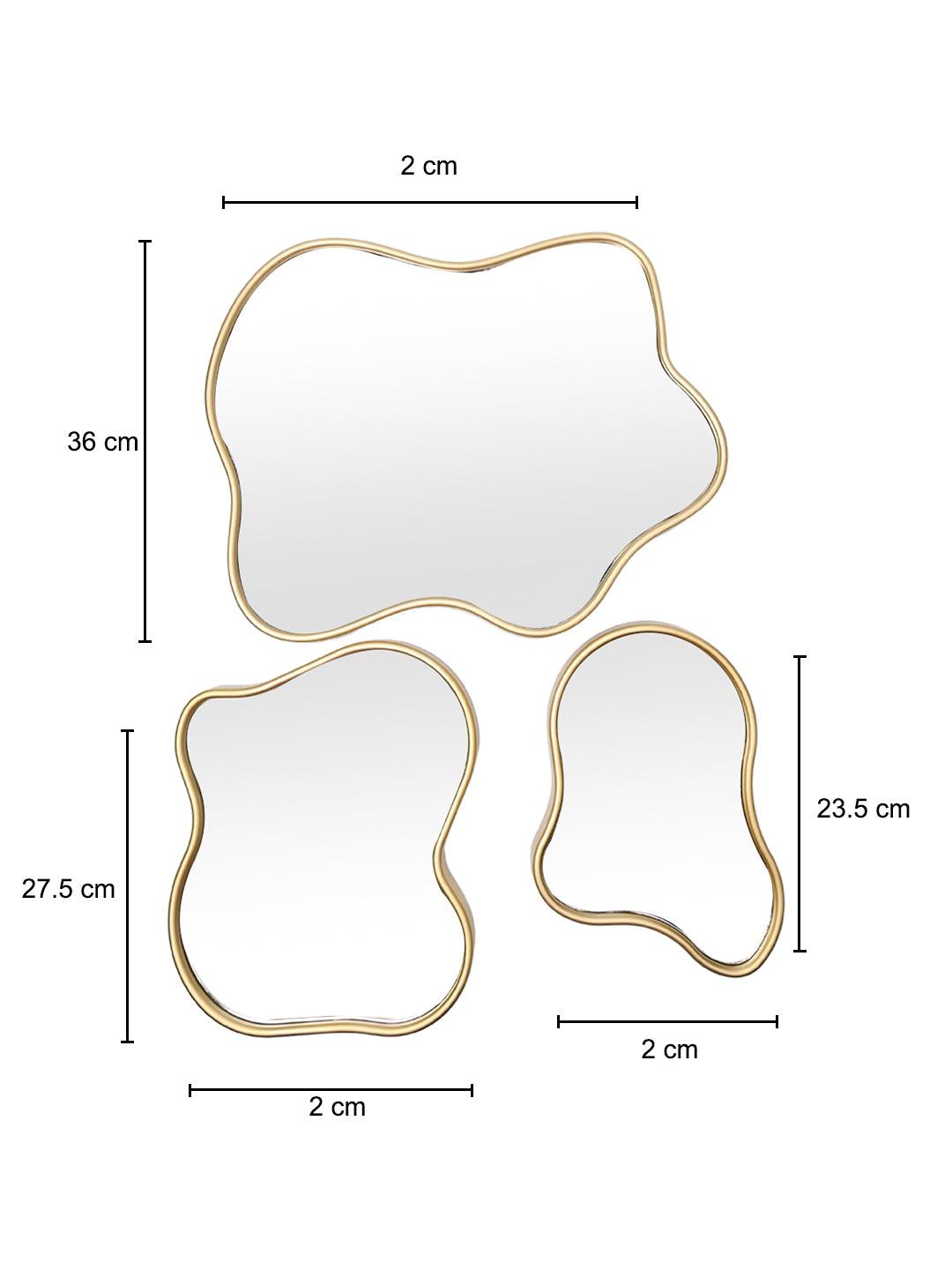 Wall - Set Of 3 Wall Mirror - MARKET99