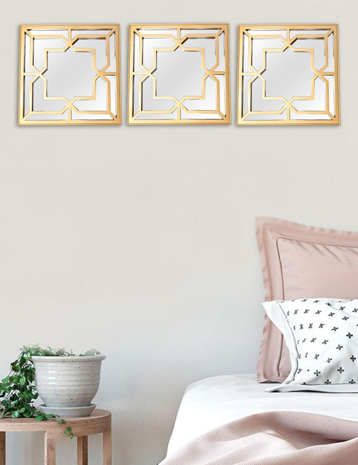 Wall - Set Of 3 Wall Mirror - MARKET99