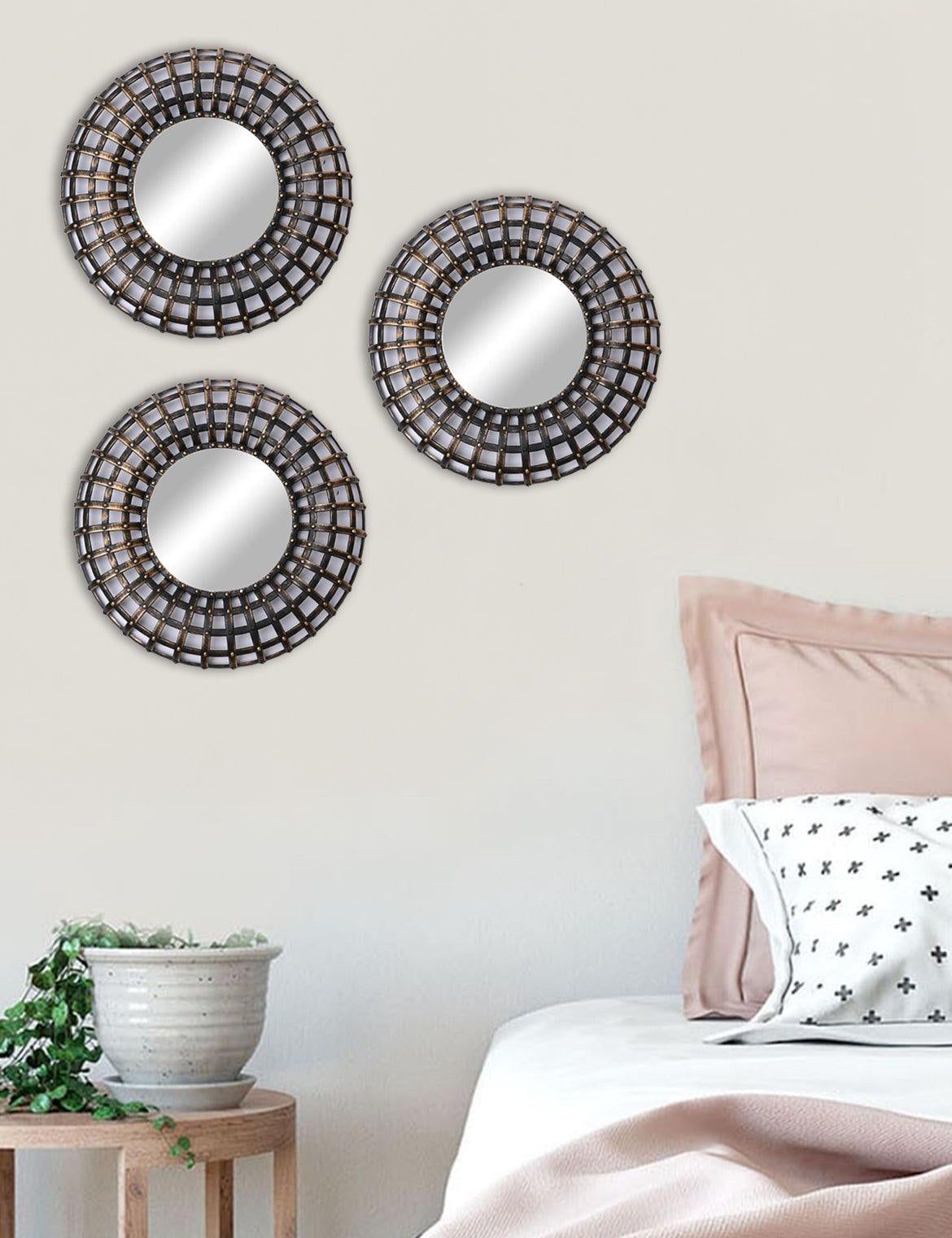 Wall - Set Of 3 Wall Mirror - MARKET99