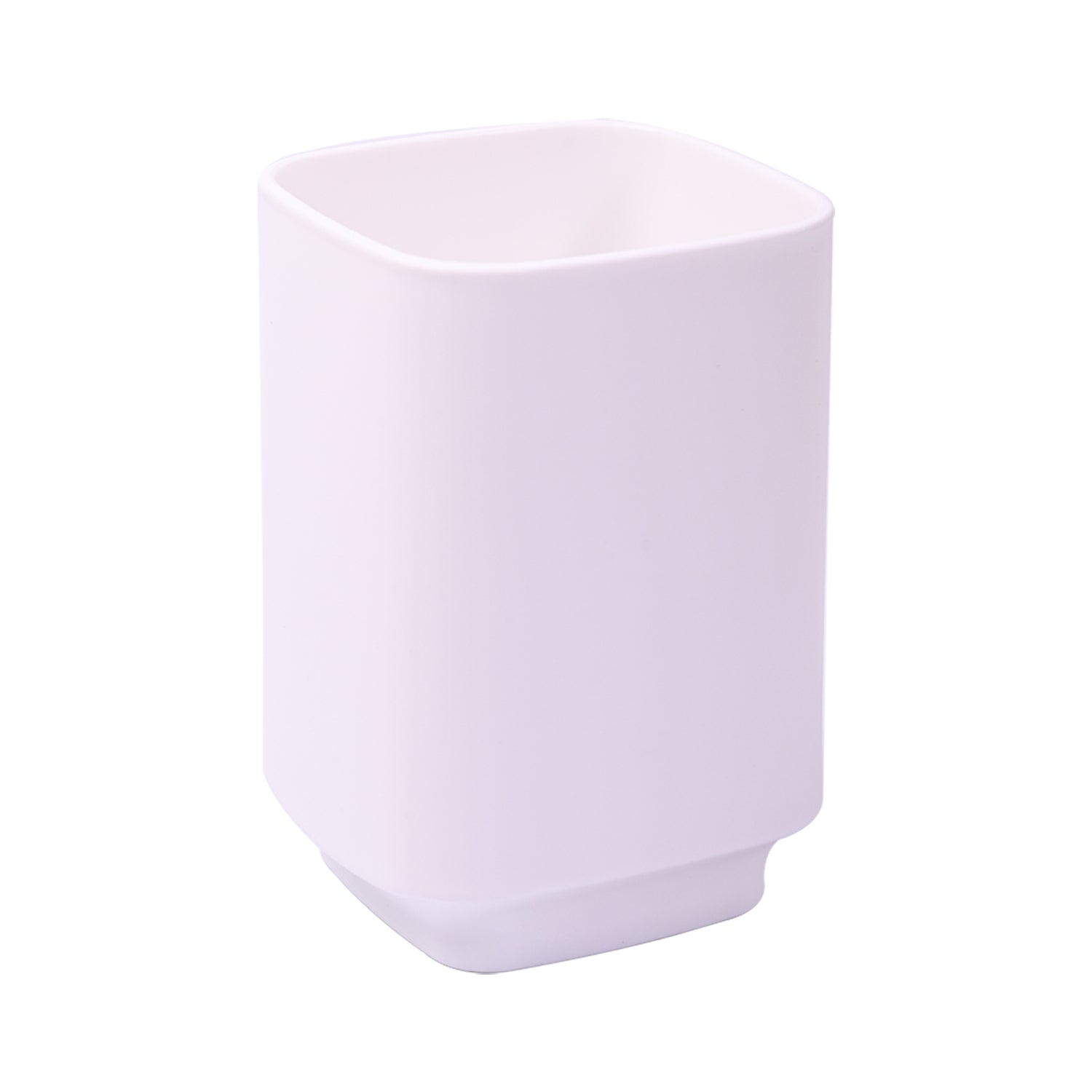 Stylish White Bathroom Set 6 Pcs