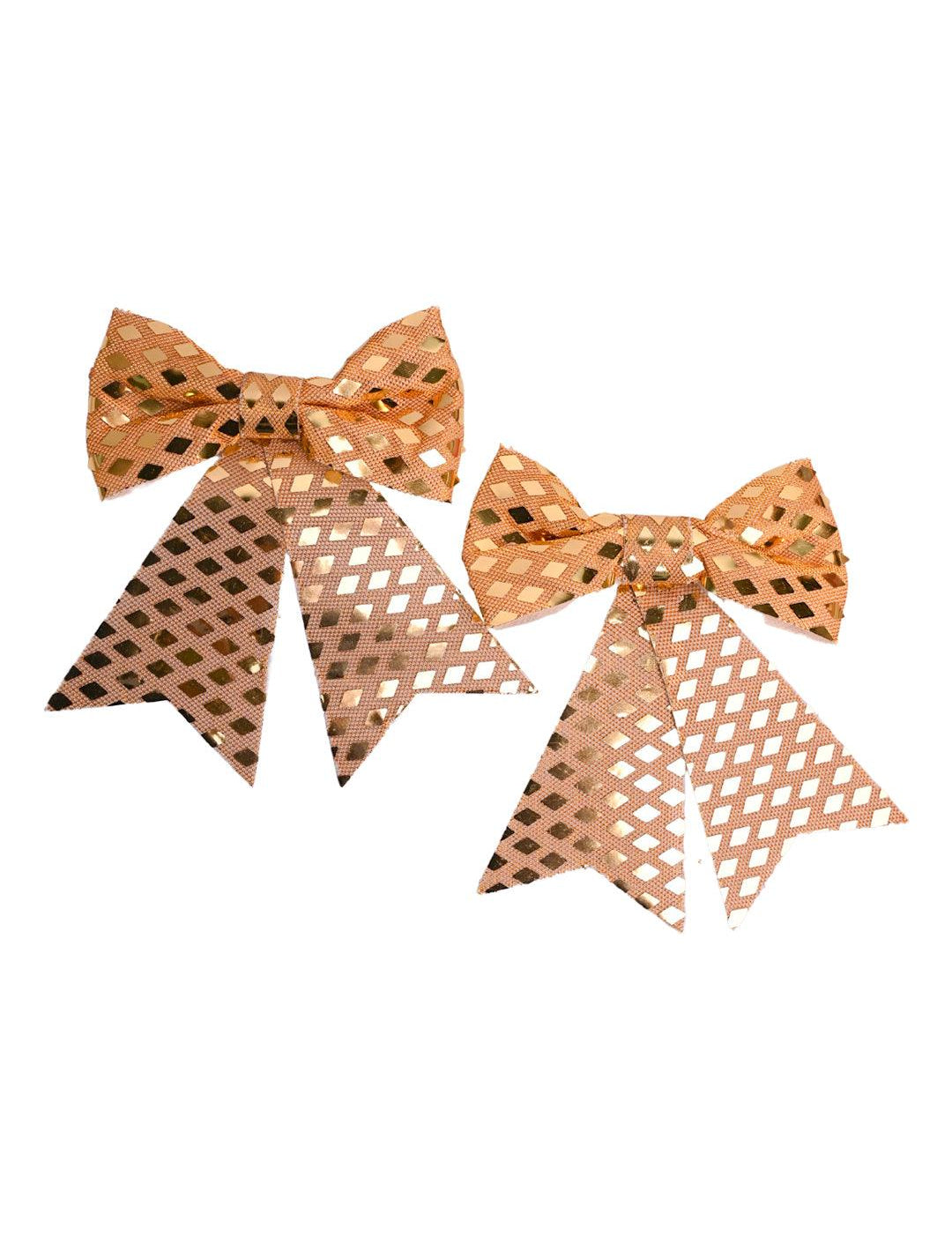 Christmas Bow Set Of 4 Pcs (Assorted) - MARKET99