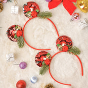 Christmas Mickey Headband Set Of 2Pcs (Assorted)