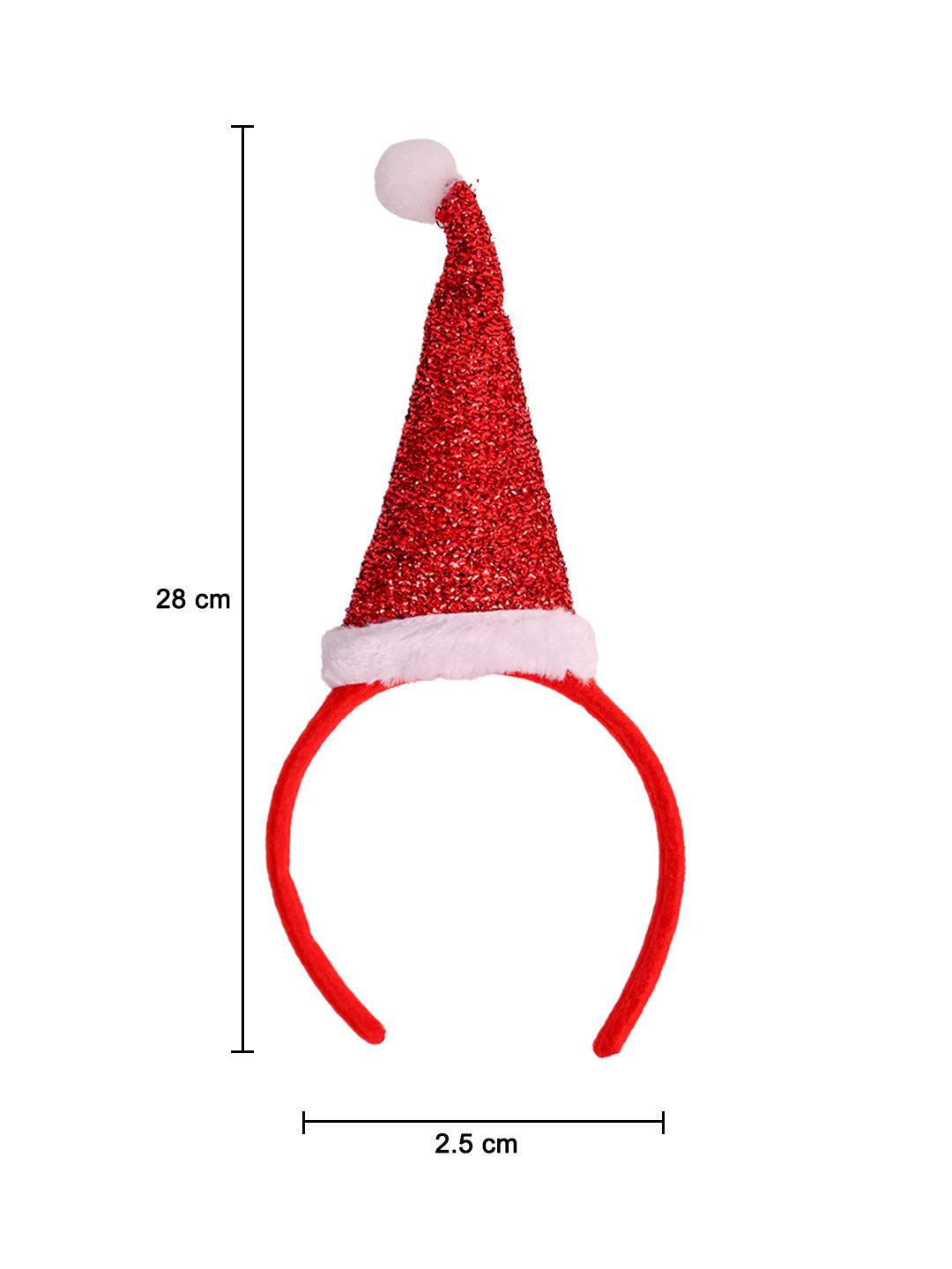 Christmas Santa Cap Headband Set Of 2Pcs (Assorted) - MARKET99