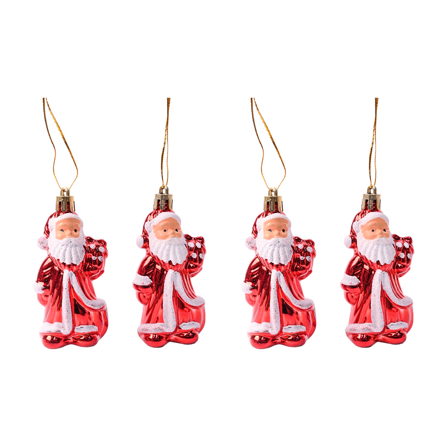 Christmas Santa Claus Toy Decoration Set Of 4 Pcs - MARKET99