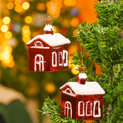Christmas House Toy Decoration Set Of 4 Pcs