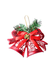 Christmas Tree Hanging Bell (Red, Set Of 2) - MARKET99