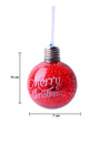 Christmas Hanging Balls Set Of 2 Pcs (Red, Assorted) - MARKET99