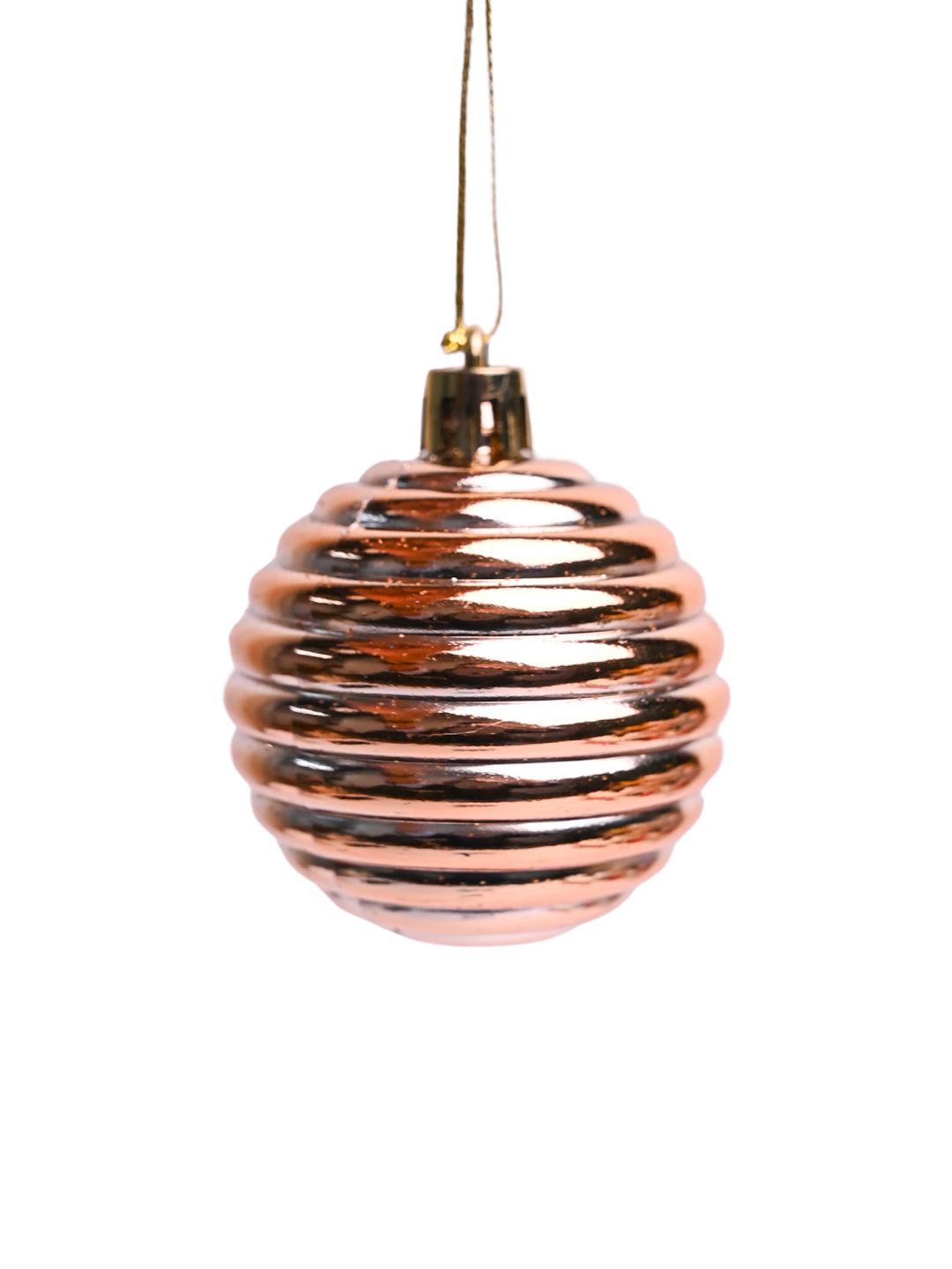 Christmas Tree Hanging Balls (Rose Gold, Set Of 20) - MARKET99