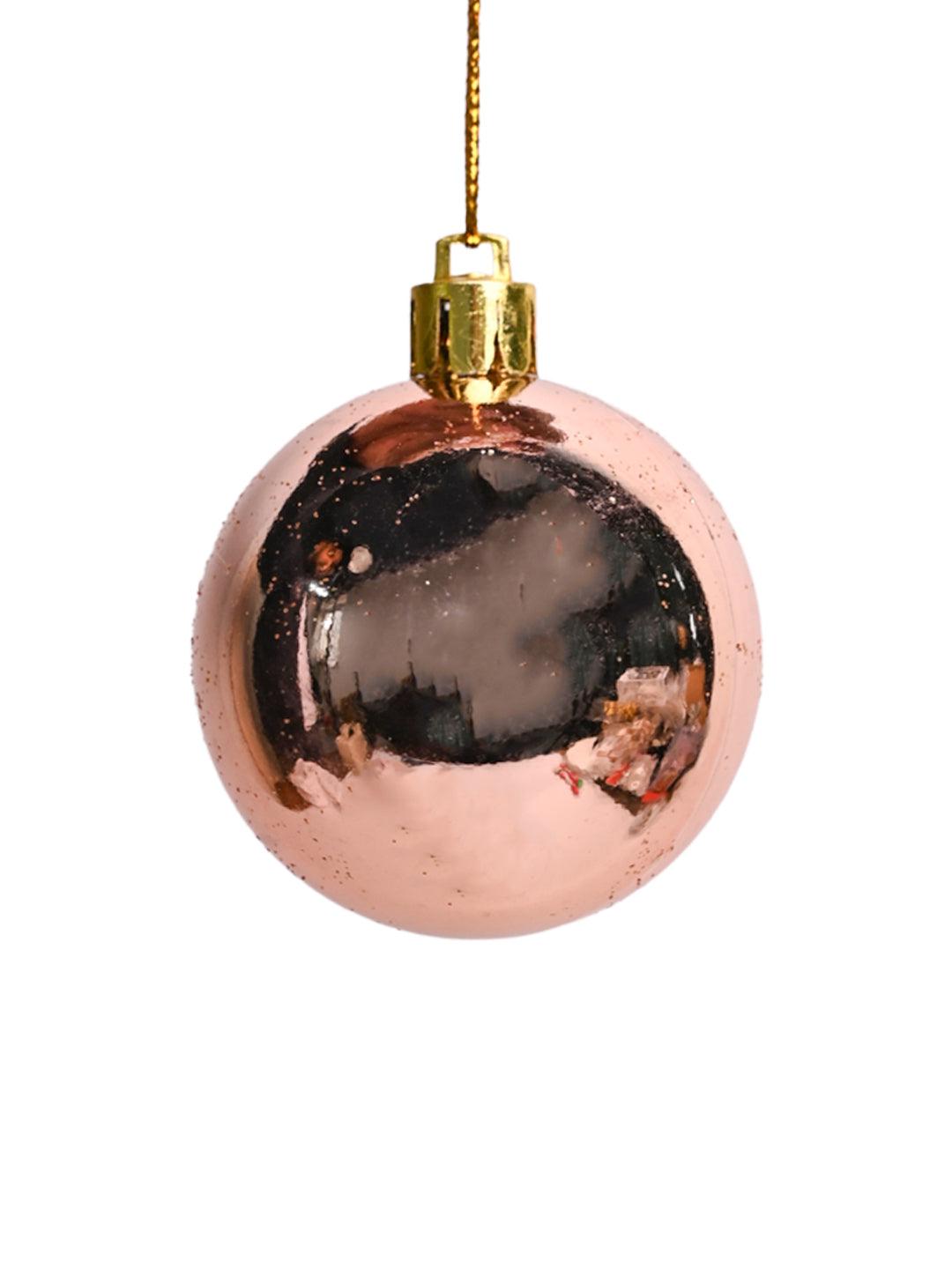 Christmas Tree Hanging Balls (Rose Gold, Set Of 20) - MARKET99