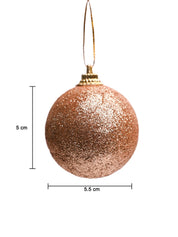 Christmas Tree Hanging Balls (Rose Gold, Set Of 20) - MARKET99