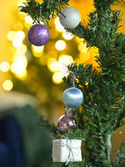 Christmas Tree Hanging (Baubles (Golden, Set Of 20 Pcs) - MARKET99