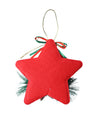 Christmas Decoration Star (Red & Set Of 2) - MARKET99