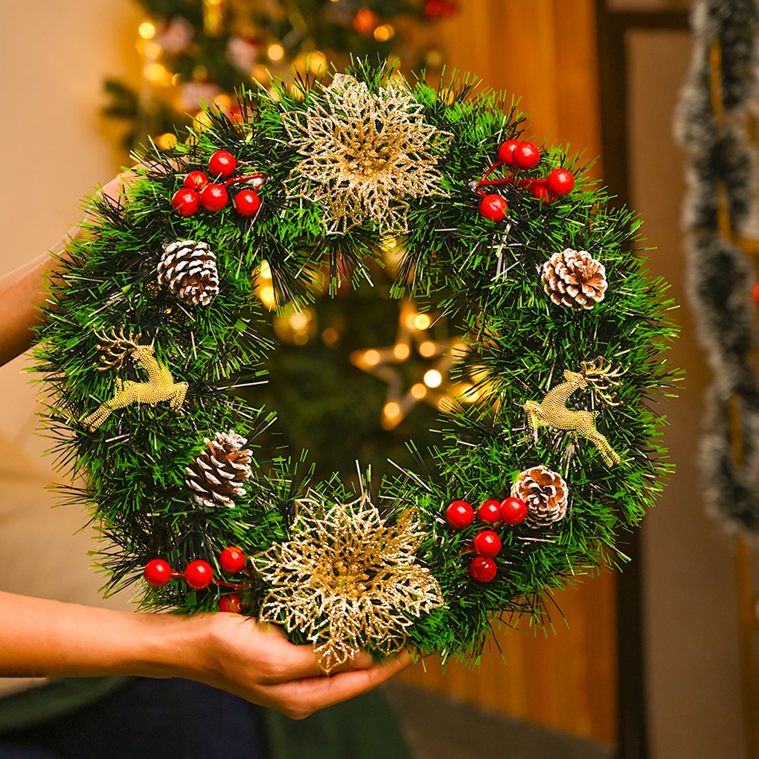 Christmas Floral Wreath