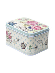 Mini Tin Storage Box Container - Set Of 6, Green - MARKET99