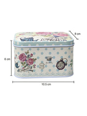 Mini Tin Storage Box Container - Set Of 6, Green - MARKET99