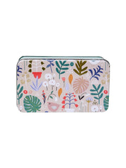 Floral Tin Storage Box - Set Of 3, Multicolor - MARKET99