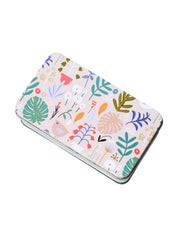 Floral Tin Storage Box - Set Of 3, Multicolor - MARKET99