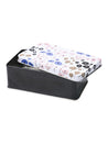 Floral Tin Storage Box - Set Of 3, White - MARKET99