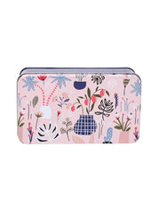 Floral Tin Storage Box - Set Of 3, Multi Color - MARKET99