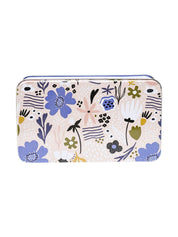 Floral Tin Storage Box - Set Of 3, Blue - MARKET99