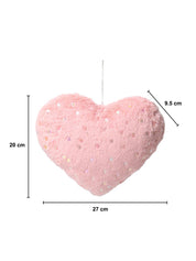 Valentine Pink Heart Soft Toy - 20CM - MARKET99