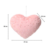 Valentine Pink Heart Soft Toy - 20CM
