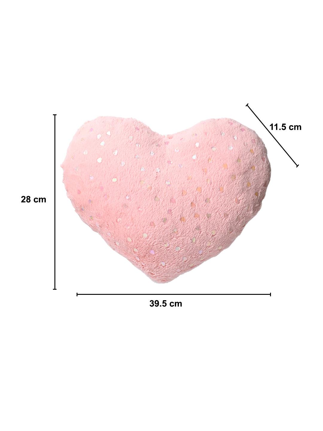 Valentine Pink Heart Soft Toy - 28CM - MARKET99