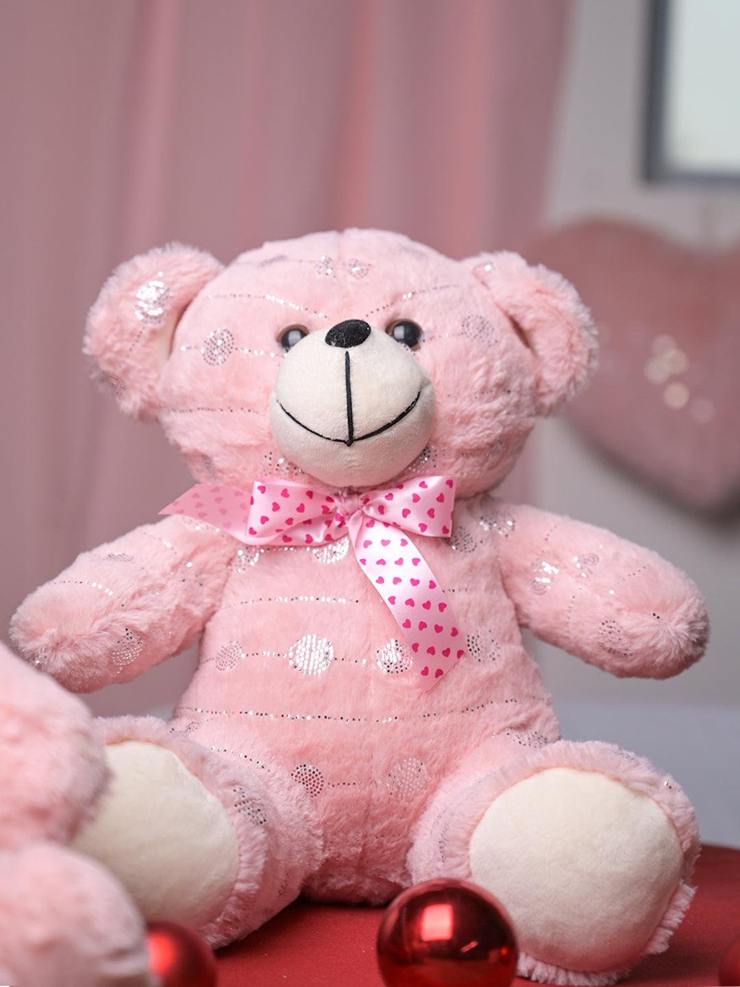 Valentine Teddy Bear Pink Color - 29CM - MARKET99