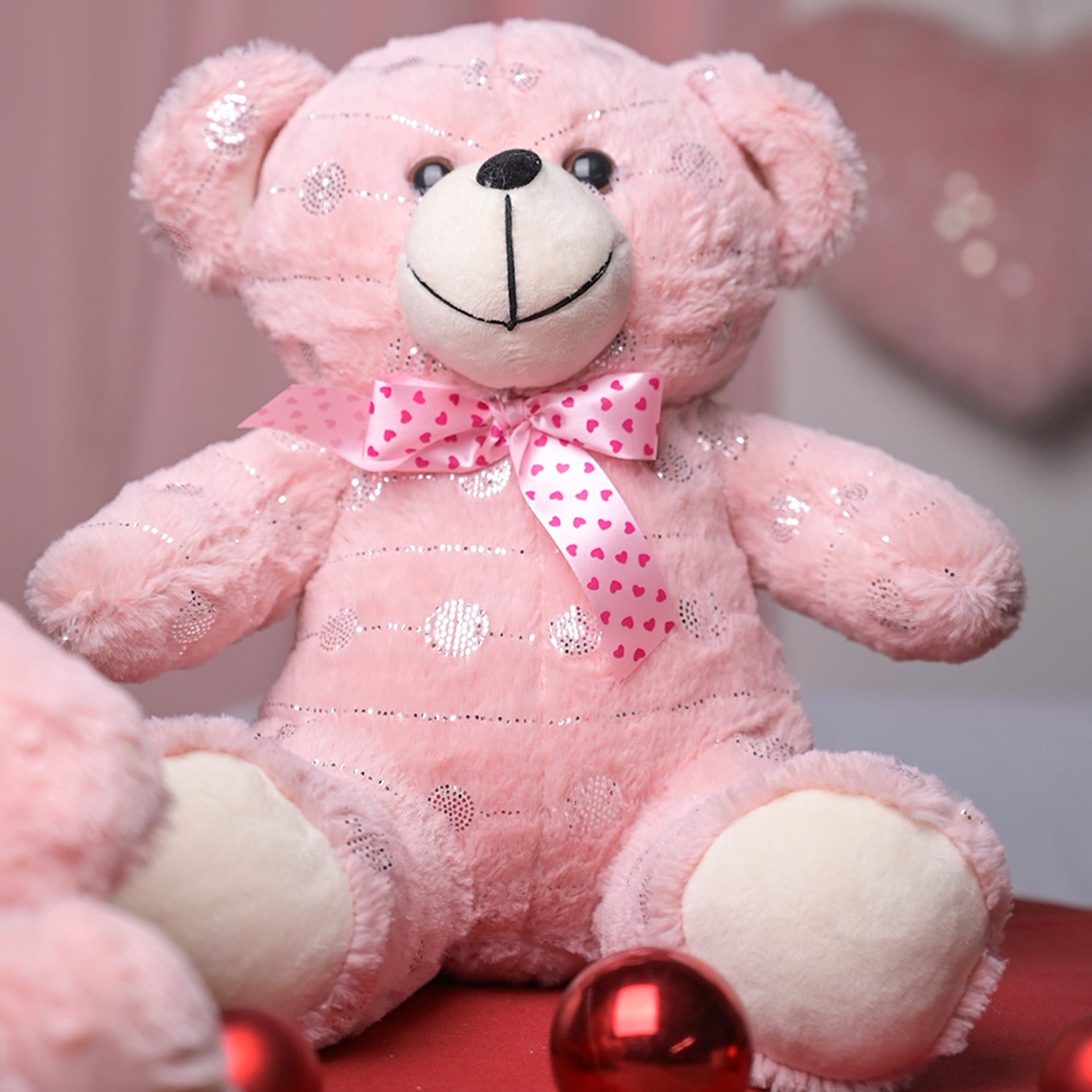 Valentine Teddy Bear Pink Color - 29CM