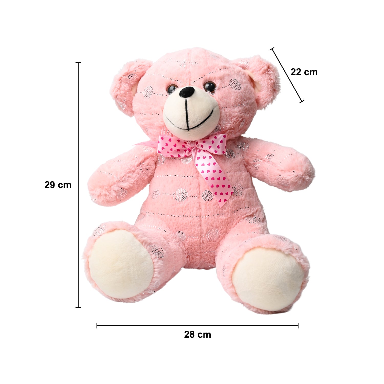 Valentine Teddy Bear Pink Color - 29CM