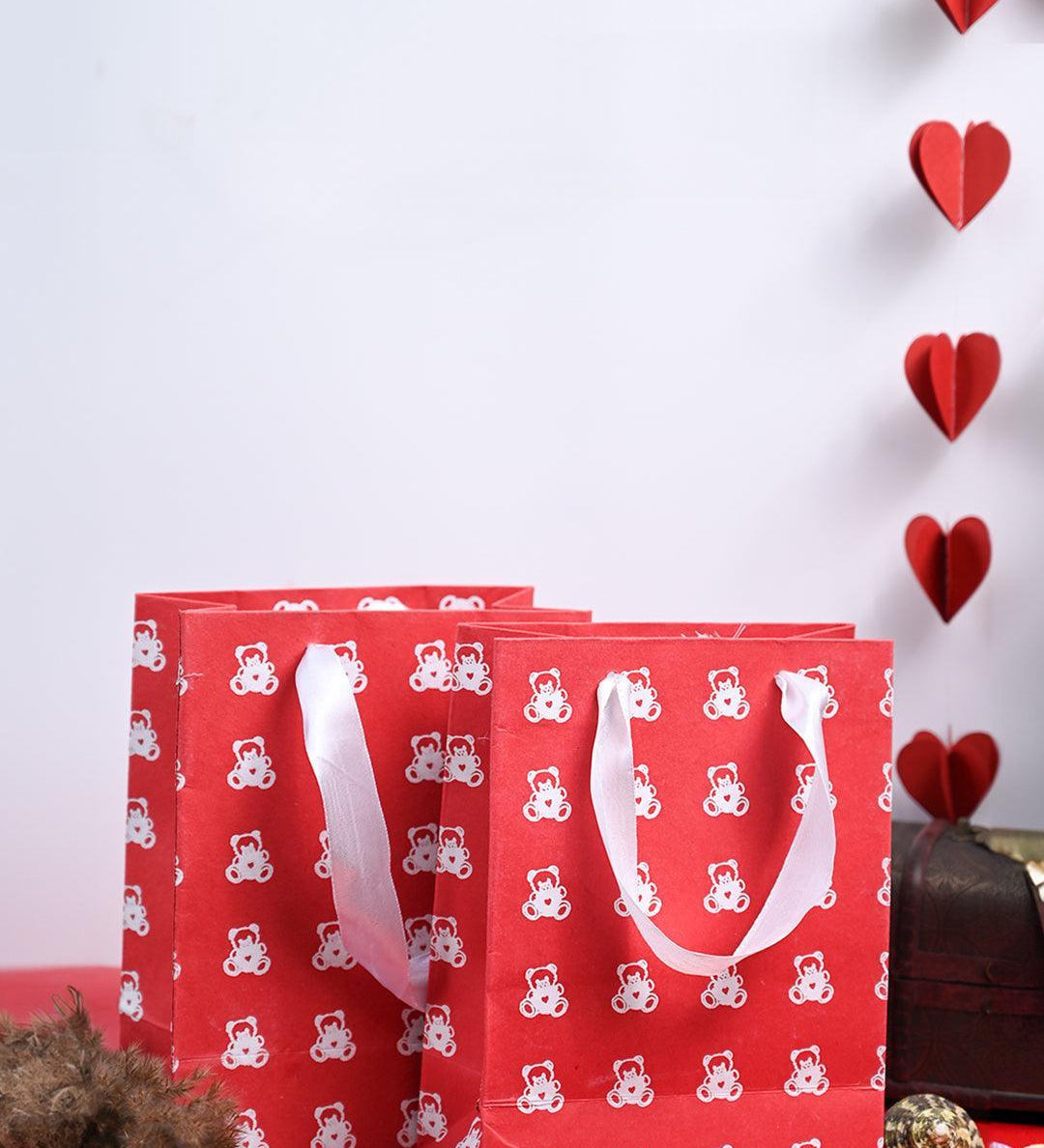 Valentine Gift Bag - Medium Set Of 2 Pcs - MARKET99