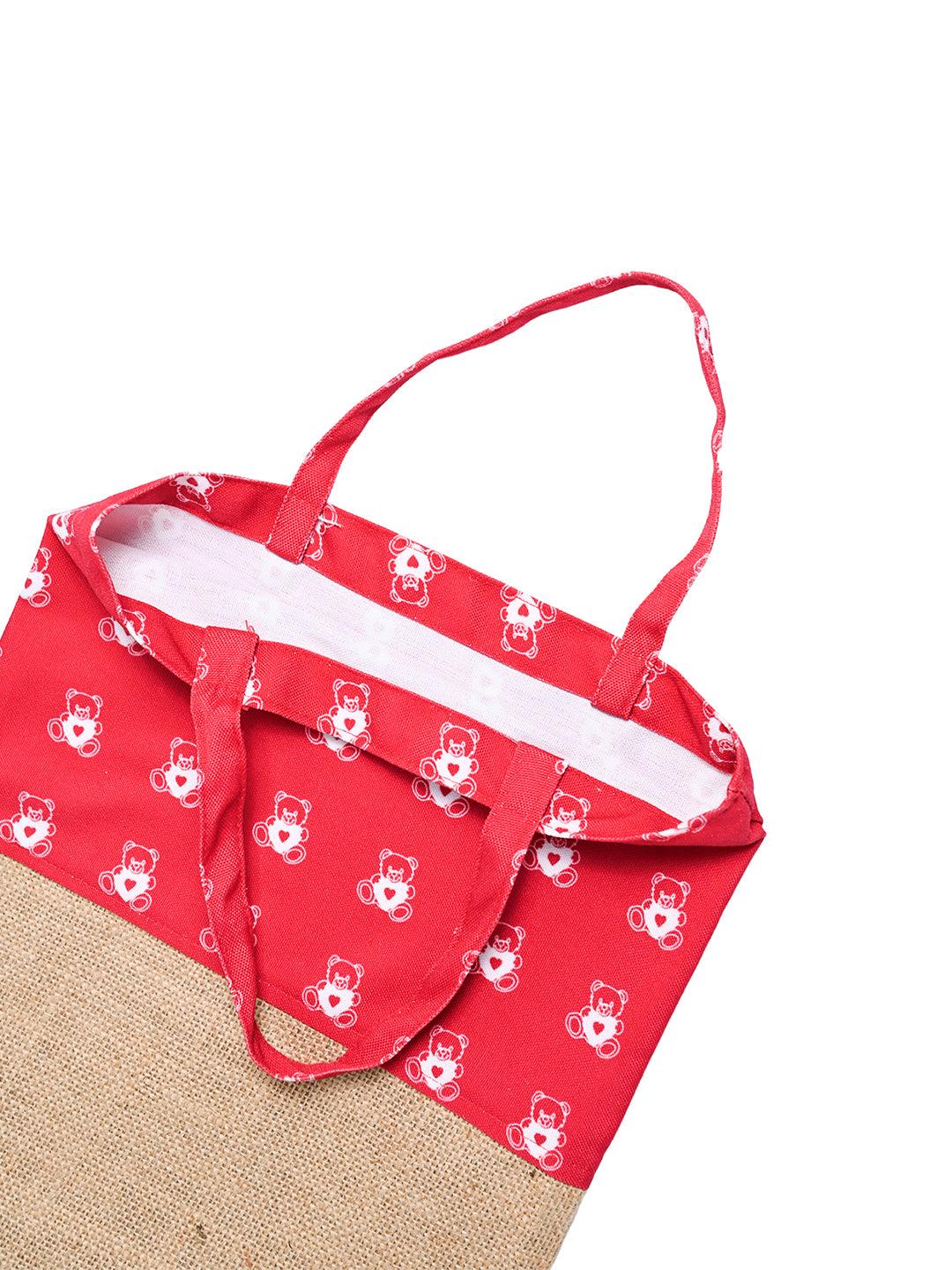 Valentine Gift Bag - Jute Fabric Bag - MARKET99