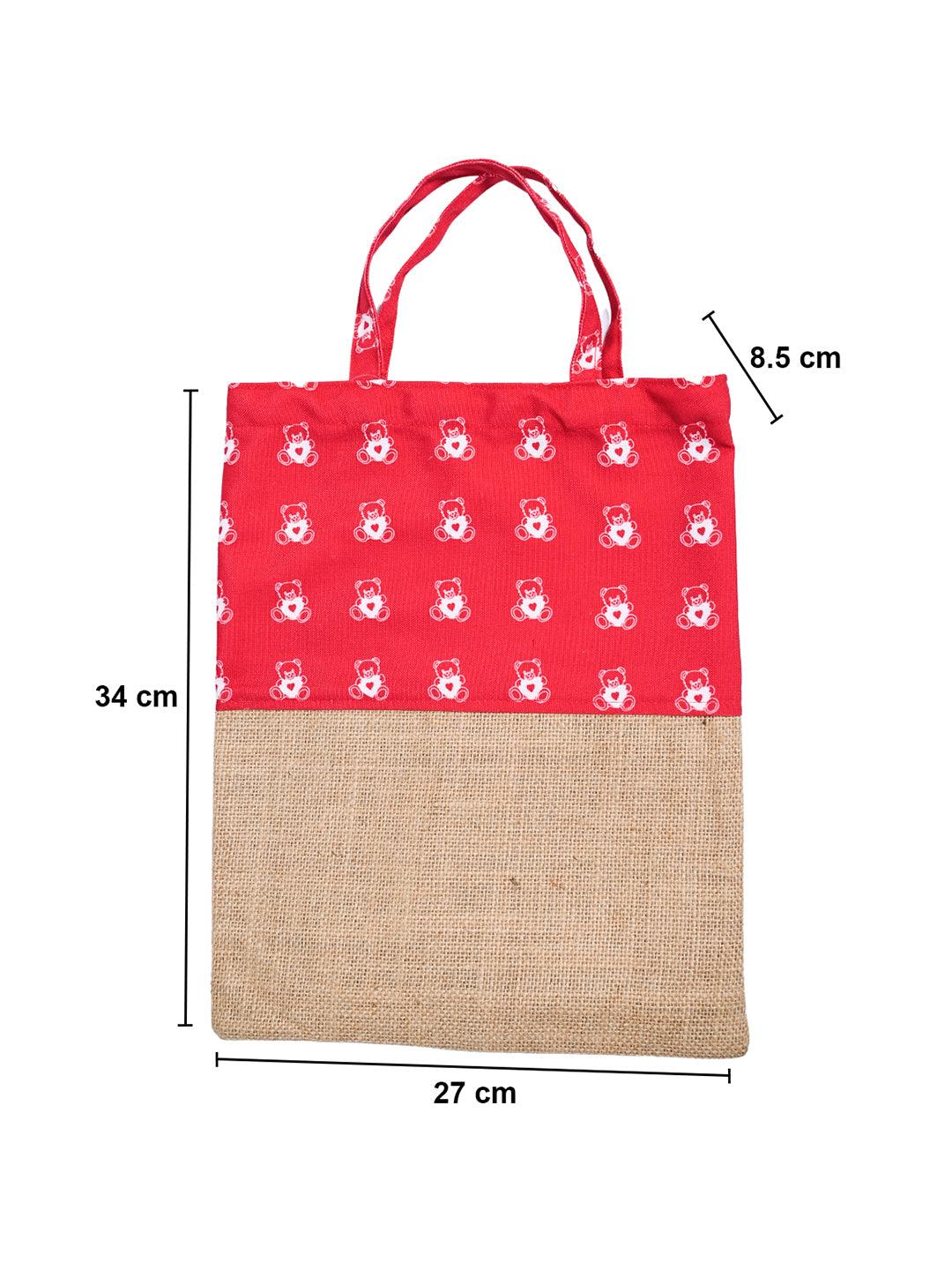 Valentine Gift Bag - Jute Fabric Bag - MARKET99