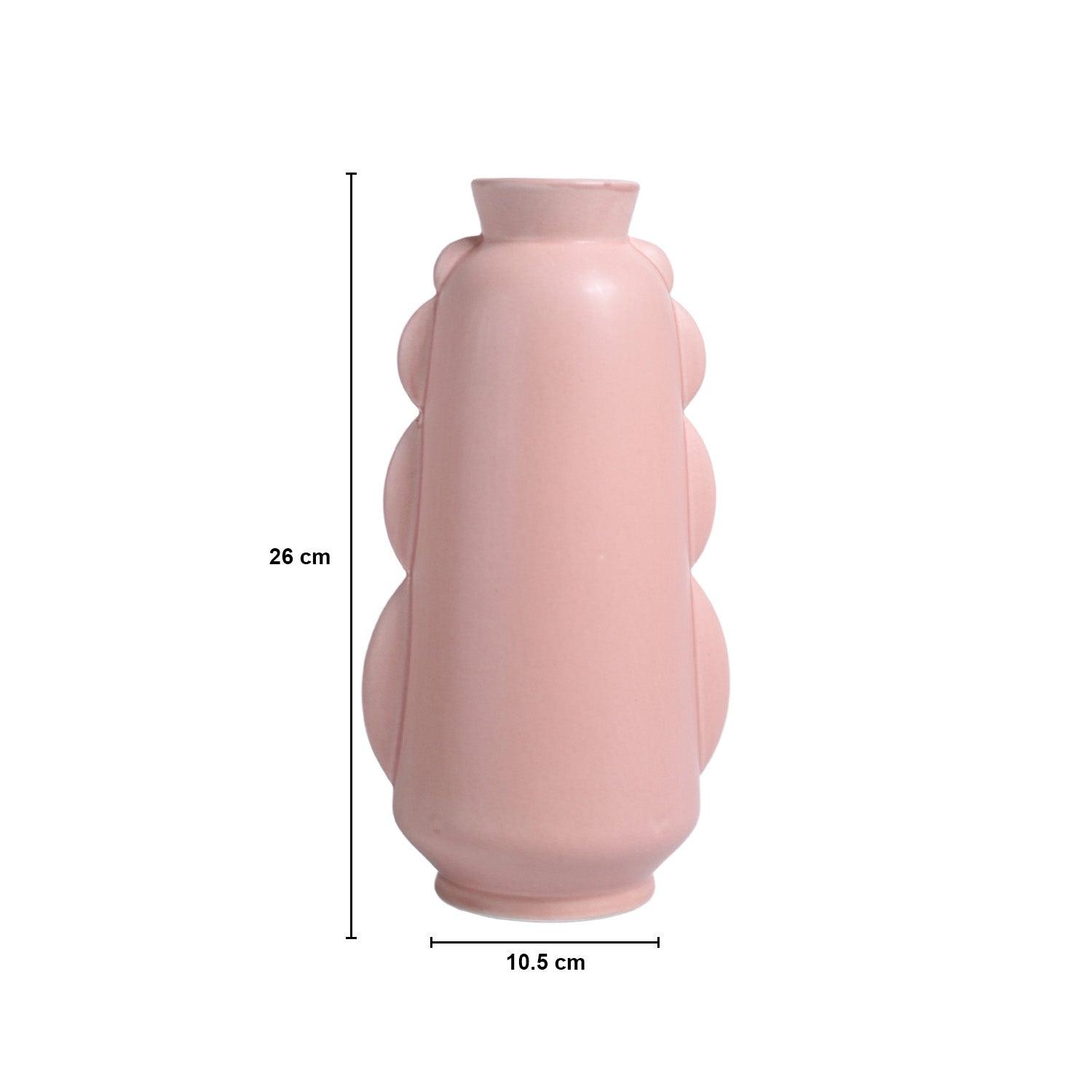 VON CASA Ceramic Peach Vase - MARKET99