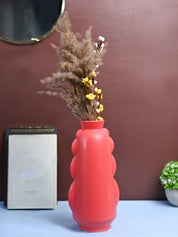 VON CASA Ceramic Red Vase - MARKET99