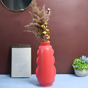 VON CASA Ceramic Red Vase