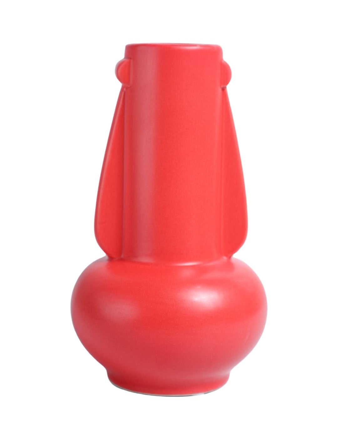 VON CASA Ceramic Red Vase - MARKET99