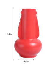 VON CASA Ceramic Red Vase - MARKET99