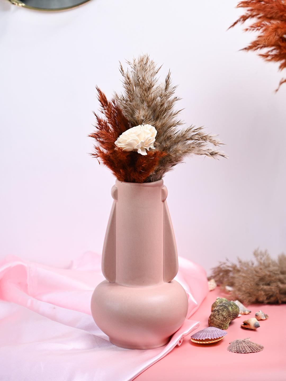 VON CASA Ceramic Peach Vase - MARKET99