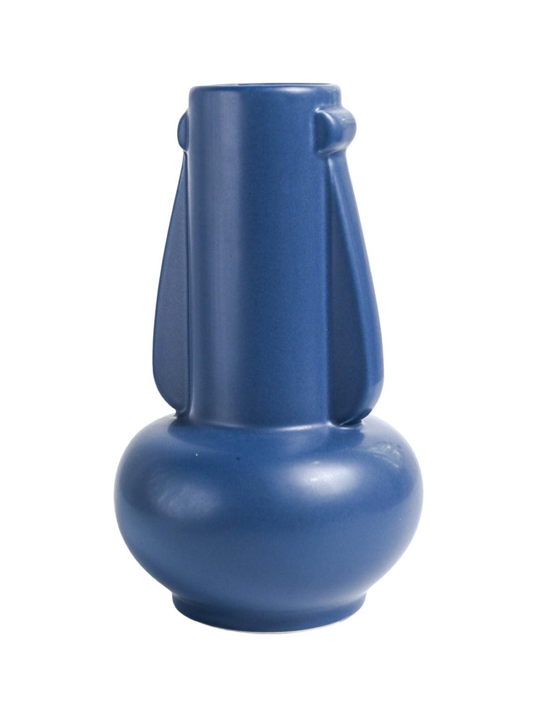 VON CASA Ceramic Blue Vase - MARKET99