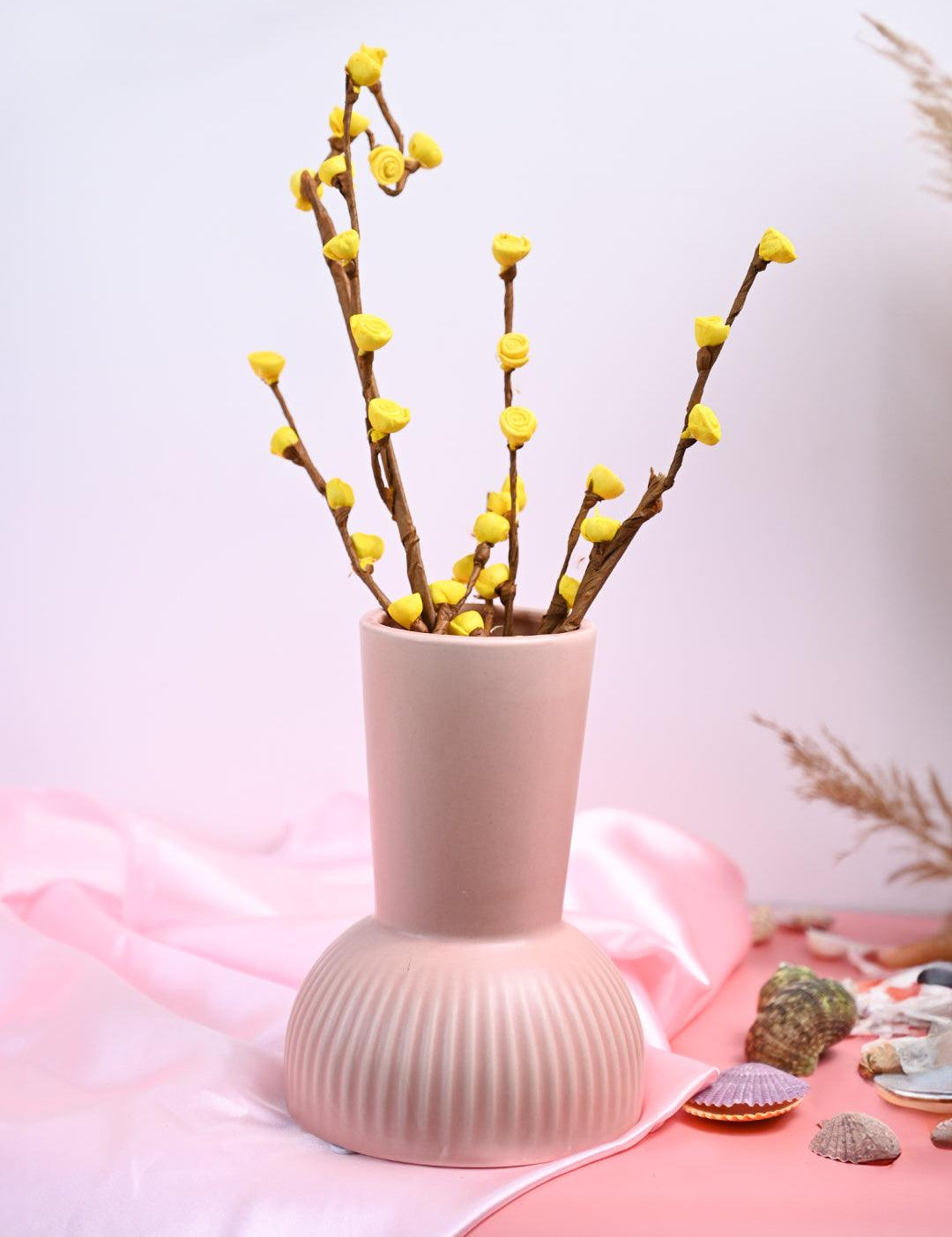 VON CASA Ceramic Peach Vase - MARKET99