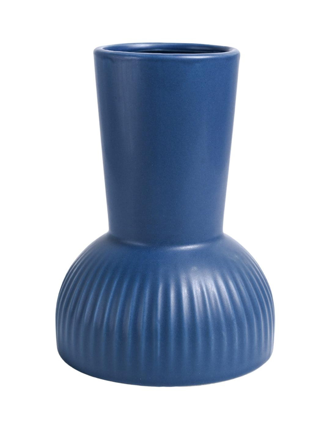 VON CASA Ceramic Blue Vase - MARKET99