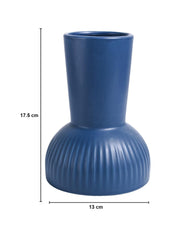 VON CASA Ceramic Blue Vase - MARKET99