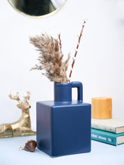 VON CASA Ceramic Blue Vase - MARKET99