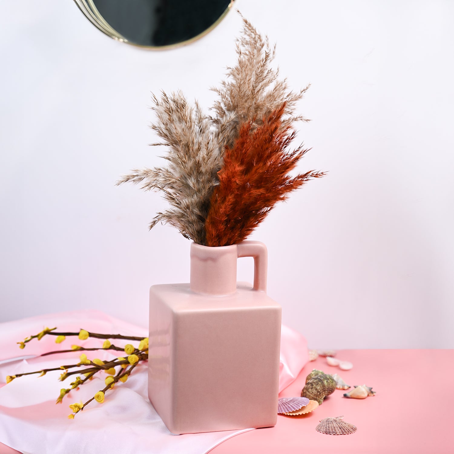 VON CASA Ceramic Peach Vase
