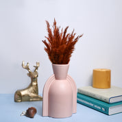 VON CASA Ceramic Peach Vase