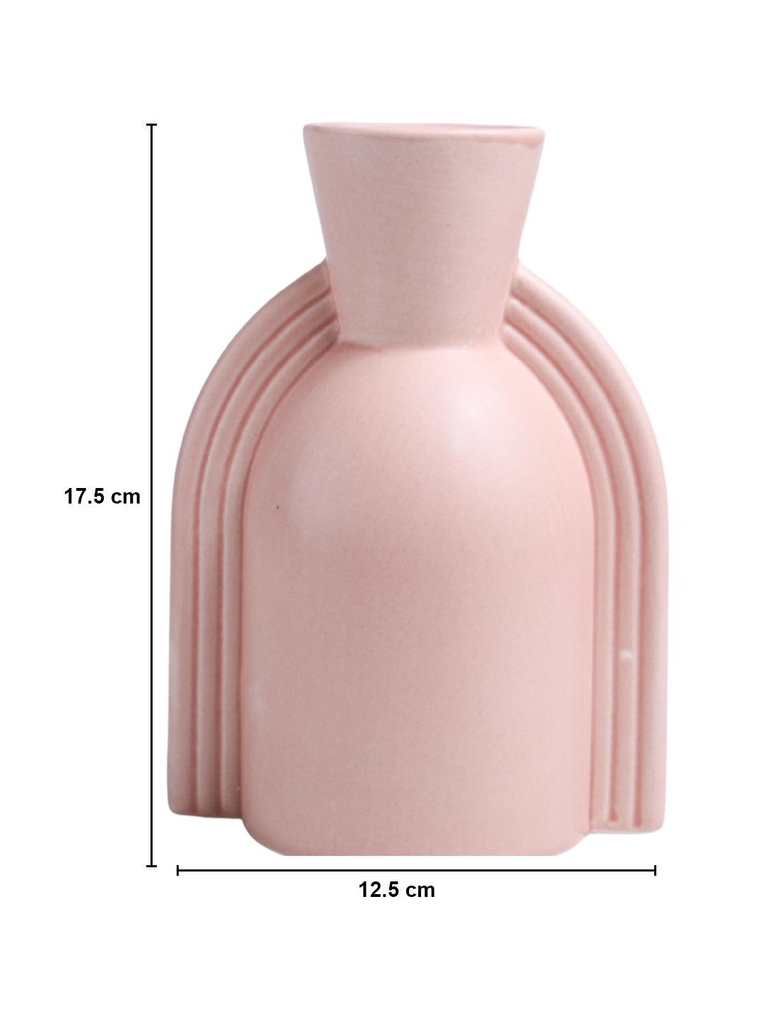 VON CASA Ceramic Peach Vase - MARKET99